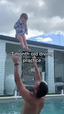Teach em young #babyswimmingpool  #babyswimming #babyfever #babydaddy #cutebaby #babygirl #babiesoftiktok 