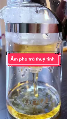 Bình trà thuỷ tinh chất lượng cao có bộ lọc bã trà tiện ích 🌿🌿🌿 #phatra #amphatra #xuhuong2023 
