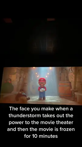 A wild night at the movies 😂😂 #supermariobros #cinemarktheatres  