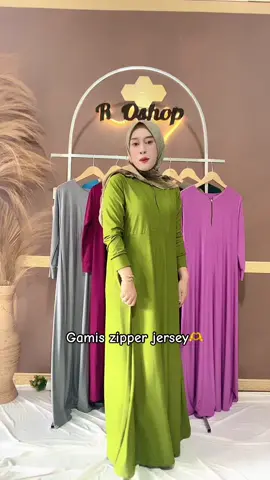 Gamis zipper bumil busui aman #gamis #jersey #jersey #fashion #busui #resleting #bumil 