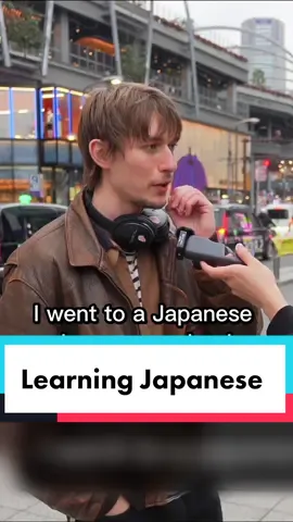 Swedish man speaking Japanese 