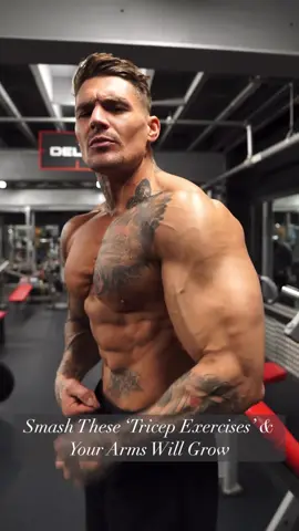 Try these 5 tricep exercises for bigger stronger arms 💪🏻 #sports #GymTok #gymmotivation #Fitness #workout #fyp #fypシ #viralvideo #viral #foryou