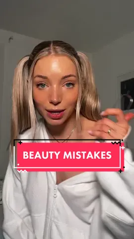 🥲 Beauty mistakes ive made so that you dont have to from self tanning face routines which can cause acne and breakouts to tongue scraping and hair oiling for long healthy hair #beautyadvice #beautyaddict 