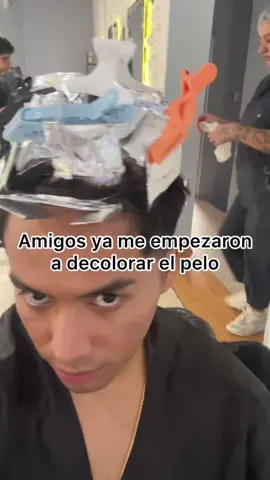 ¿Que color creen que fue? 😨 #luismendez  #cambiodelook #pintarcabello #parati 