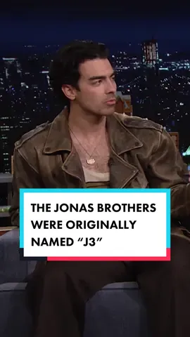 @jonasbrothers were originally named “J3”. #FallonTonight #JonasBrothers 