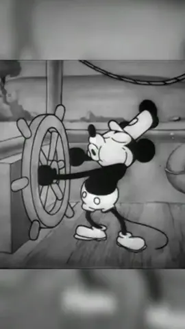Iconic moment of Mickey Mouse Steamboat Willie(1929) #mickeymouse #waltdisney #ubiwerks 