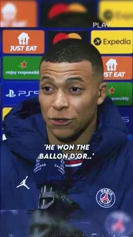 Mbappe knows who's the best 😏🐐 | #unrealmessi #messi #fyp #foryou #viral #goviral 
