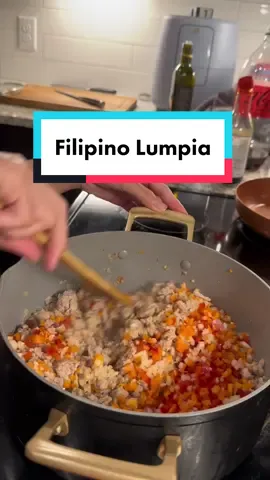 Make some lumpia with us #fyp #datenight #asmr #cooking @daungier 