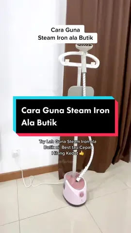 Replying to @Rania Cara Guna Steam Iron Ala Butik, Korang Boleh Follow Step Dalam Video Ni. Semoga Bermanfaat ✌️ #iamfariena #tiktokguru #ttsboleh #tiktokbazaarramadan #tiktokshopbazaarraya #raya2023 #inspirasiramadan 