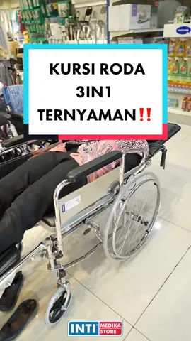 ONEMED Kursi Roda 3In1 609GC dilengkapi dengan Sandaran Kepala + Tidur + Commode Chair‼️ #kursiroda #3in1 #kursiroda3in1 #onemed #alkes #UniqloRamadan #intimedikastore #fyp 