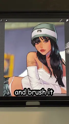 how people think digital art works #kooleen #howtodraw #arttips #digitalart #beabadoobee inspired by ronillust on yt 