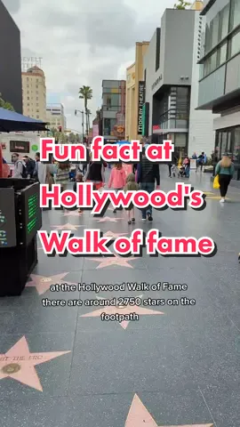 A must-visit destination in Los Angeles is the Hollywood Walk of Fame. Here you will see stars of your favourite celebrities embedded in sidewalks. Honorees are associated with 5 categories within the entertainment industry. #visitcalifornia #hollywoodlife #celebrityspotting #famouspeople 