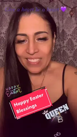 Happy Easter stay blessed 🐣 #Queenscourt👑💜 #QueenB #fyp #fypviralシ #trending #tiktok #blessedlife #giveaheartbeaheart💜 