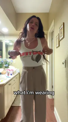 just a mom breastfeeding at the dinner table in a hooters tank 🦉🧡 #wiw #whatimwearing #ootn #hooters #vintagestyle #luxuryfashion #chromehearts #reformation #aminamuaddi #style #fashion #OOTD #momstyle #sahm #sahmlife #breastfeedingtok #momlife #familydinner  