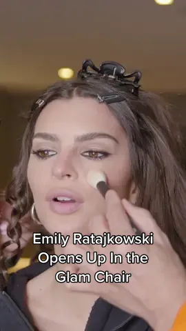 Something about being in the glam chair makes us all want to be vulnerable, and @emrata is no different. The star opened up on balancing her career and being a mom, as she got glammed up for a night out in NYC.