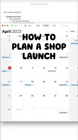 How to plan a shop launch as I’m working to launch a new collection! #smallbiztips #smallbusinesstips_ #stationeryaddict #smallstickershop #stickershop 