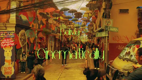 La Paz Bolivia do Cinematically #cinematic #lapaz #cinematography #city #cupcut #bolivia 