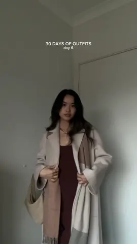 grwm for dinner — dress: @fayestudios.co coat: @shopthecurated jewelry: @cendre.co #grwm #outfitideas #outfitinspo 