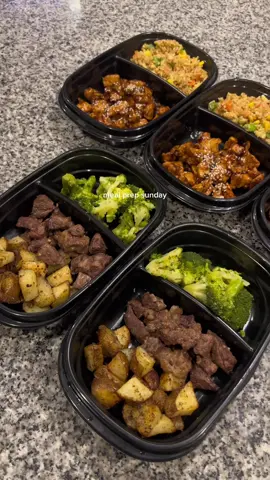 meal prep with me for the week 👩🏽‍🍳 #fyp #mealprep #DinnerIdeas #FoodTok #blackgirltiktok #mealprepsunday 