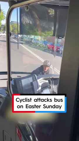 Police are investigating the heated exchange #roadrage #cyclist #crime #sydney #Australia #dashcam #9News