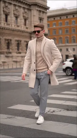 The sun is out but it's still cold here in Rome, what' s the weather like at your place? #fashioninspo #mensfashion #reels #menstyle #elegant #ootdfashion #outfitinspo #gentleman #reelstiktok 