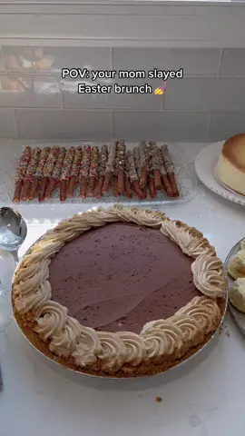 My mom outdoes herself every holiday #fyp #easter #brunch 