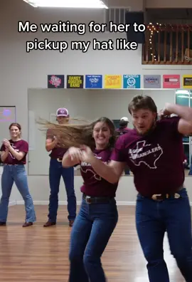We gotta have some fun with it loll @ellispermann  @aggiewranglers #aggiewramglers #aggie #tamu #wrangler #countrydance #countryswing #hat #partnerdance #jitterbug #dance #dancelifts 