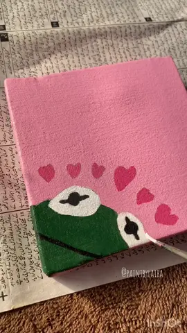 Frog painting tutorial  #frog #painting #paintingtutorial #art #artistsoftiktok 