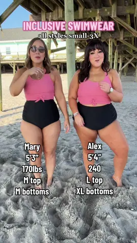 Inclusive swimwear in stock, ready to ship! 👙☀️💗 #plussize #swimwear #swim #bathingsuit #tryon #curvy #midsize #bodypositivity #northcarolina #fayettevillenc 