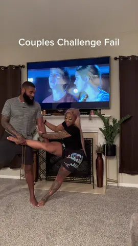 #coupleschallenge fail. alot harder than it looks #marriage #fyp #couplesoftiktok #marriedlifehumor 