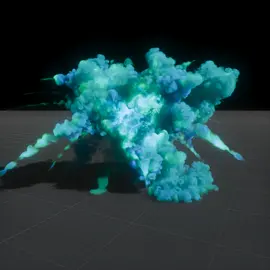 poison bomb created with EmberGen