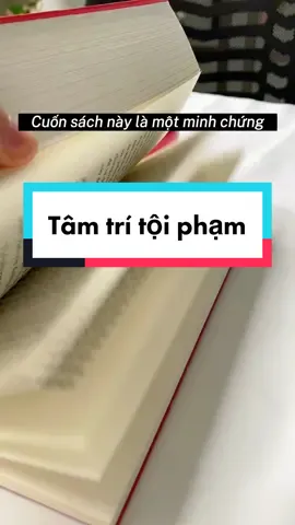 Có câu tội phạm không đáng sợ, đáng sợ là họ phạm tội và thông minh…#BookTok #1980books #booktokvietnam #bookish #tiktokmentor #tamlyhoctoipham 