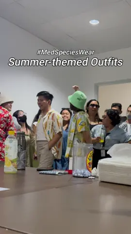 We’re bringing the summer vibe into the workplace! Which fit is your fave?  #fyp #foryou #summeroutfit #Summer #cebu #bpo #medspecialized #medspecies #MedSpeciesWear 