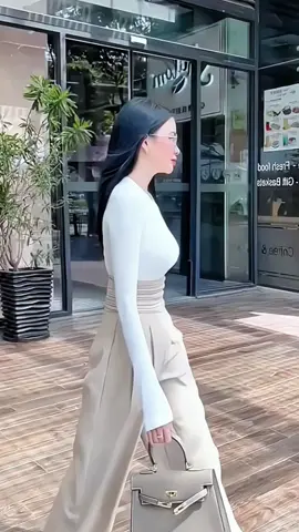 Quần suông cạp xếp li #quanongrong #quannu #thoitrangnu #quantaynu 