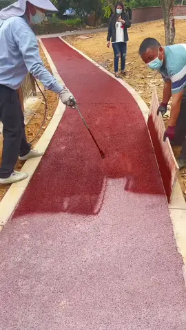 Painting the cycle lane