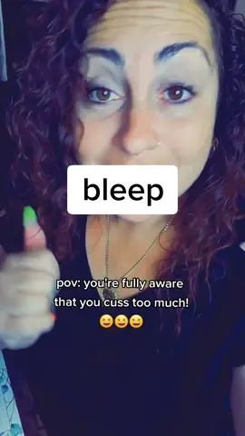 I cuss too much sometimes, I'm working on it 😆🤷‍♀️🚫 #bleep #icussalittle #icuss #sorry #mybad #notaperfectperson #lol #pottymouth #robynlovescrafts 