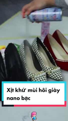 Xịt khử mùi hôi giày dép nano bạc công nghệ Nhật Bản #xitkhumuigiay #xitkhumuihoichan #xitkhumuihoigiay #xitkhumuinano 