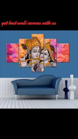 Canvas Painting – Beautiful Lord Krishna Religious Art Wall Painting for Living Room, Bedroom, Office, Hotels, Drawing Room#theheavenlyhome #decor #decornepal #canvaspainting #fyp 