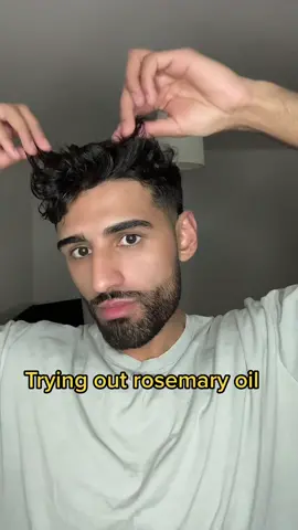 I feel i used it wrong 😭  @MielleOrganics - Rosemary Oil  #fyp #fypシ #menshair #rosemaryoil #menshaircare 