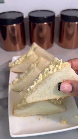Egg Mayo Sandwich 🥪🍳 #eggmayo #eggmayosandwich #eggmayonnaise #foryou #fyp #sandwich #foryoupage #eggsandwich #egg #eggs #food 