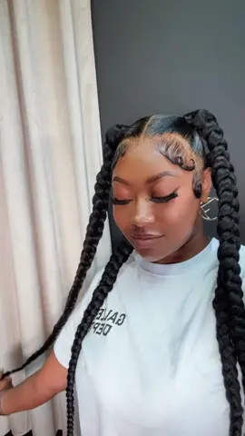 Frontal braids the CERTIFIED way by @thecertifiedway 💗💗💗 #fyp #hairtok #frontalbraids #hairstyle #atl #atlbraider #lashes #lashextensions 