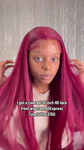 RUN and get this hair 10/10🔥 30 inches for only $150, why pay more?!  | Hair from @tunefulhair_aliexpress  • • • • • • #wiginstall #wigtutorial #stepbystepwiginstall #wiginfluencer #wiginstalltutorial #beginnerfriendlywig #wiginstallforbeginners #redwiginstall 