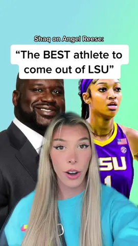 Shaq says Angel Reese is the best athlete to come out of LSU #shaq #shaquilleoneal #angelreese #lsu #sports #sportstiktok 