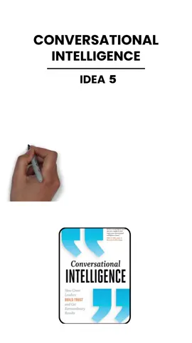 Conversational Intelligence Idea 5 - Animated Book Summary #books #SelfImprovement #booksummary