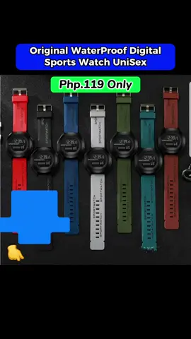 Original WaterProof Digital Sports Watch UniSex #originalwatch #waterproofwatch #digitalwatch #sportswatch #unisexwatch #menwatch #womenwatch #kidswatch #watch #fyppppppppppppppppppppppp 