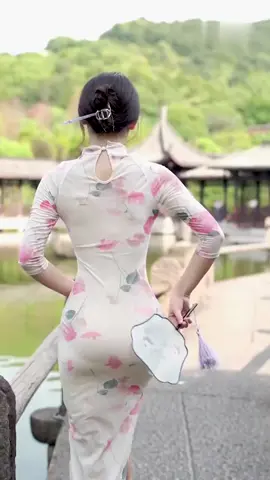 qipao girl Shoot#chipao #hanfu汉服 