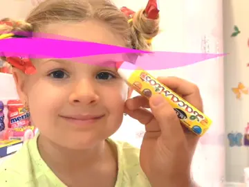 #makeup #candy #kids #dad 