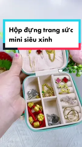 Hộp đựng trang sức mini bọc da siêu xinh #hopdungtrangsuc #hopdungnutrang #hopdungtrangsucmini #hoptrangsucbocda #giadungtienich 