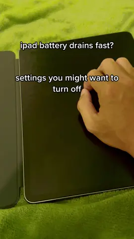 iPad battery tips – settings you might want to turn off. #fypシ #trending #iPad #batterylife #apple 