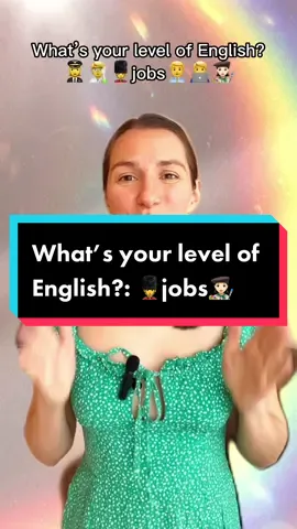Check your level of english #englishvocabulary #englishlevels #levelofenglish #professionsinenglish #vocabulary 